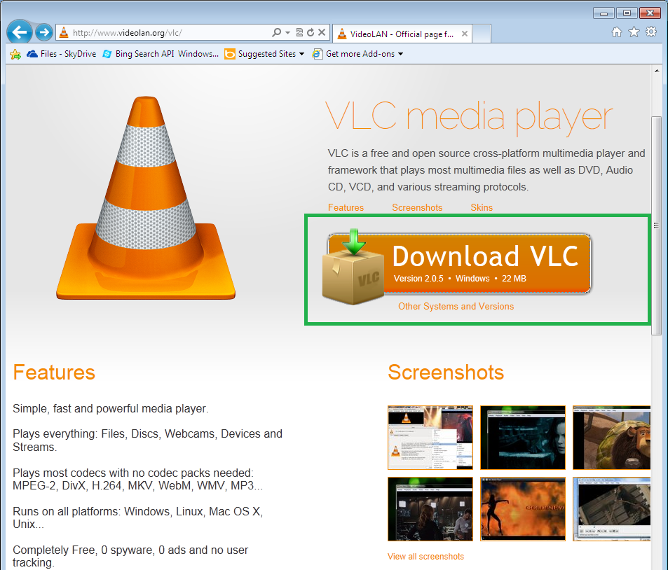 download with vlc